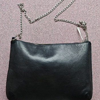 Jigsaw leather clutch