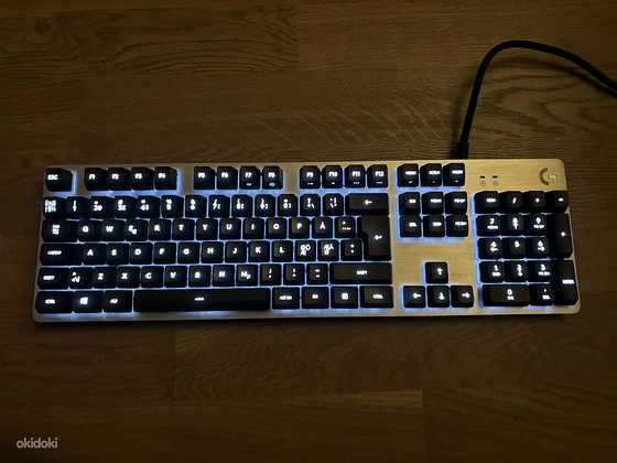 Logitech G413 silver taustavalgusega Romer-G switches SWE