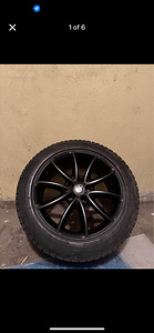 M: R18 5x120 оригинальные диски AEZ с зимними шинами (1 фото из 5)