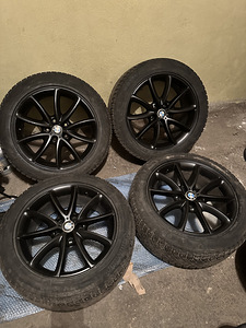M: R18 5x120 оригинальные диски AEZ с зимними шинами (2 фото из 5)