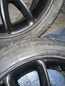 M: R18 5x120 оригинальные диски AEZ с зимними шинами (4 фото из 5)