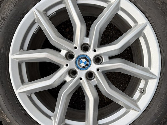 19" оригинальные диски BMW style 734 5x112 + Continental m+s