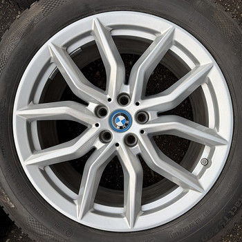 19" оригинальные диски BMW style 734 5x112 + Continental m+s