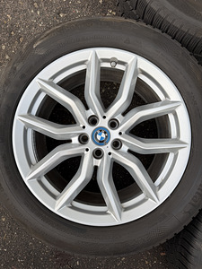 19" BMW style 734 originaalveljed 5x112+ Continental m+s (3 foto / 10)