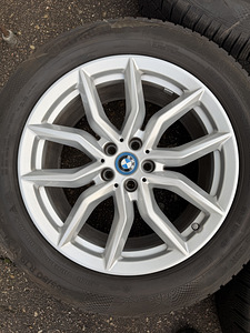 19" BMW style 734 originaalveljed 5x112+ Continental m+s (4 foto / 10)