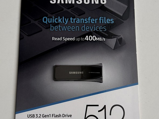 Samsung BAR Plus USB 3.1 512 GB , Gray