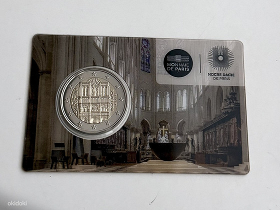 Notre-Dame de Paris 2€ Proof quality yeardate 2025