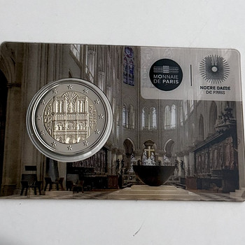 Notre-Dame de Paris 2€ Proof quality yeardate 2025