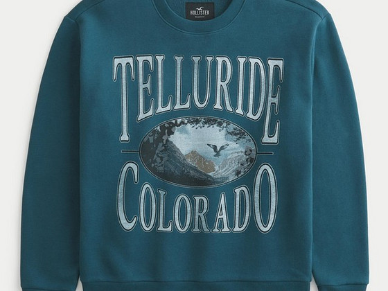 Hollister “Telluride Colorado Graphic Crew Sweatshirt"