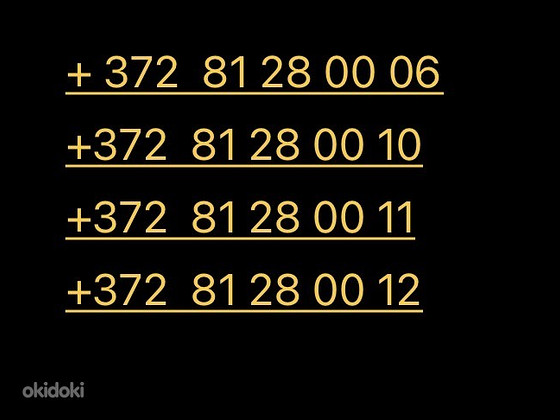 VIP numbers