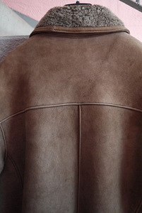 Meeste naturaalne lambanahkne mantel suurus L/XL, soe (4 foto / 10)