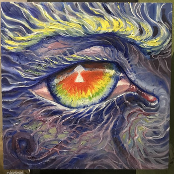 Внутреннее божественное (Картина на холсте, Масло, 60x60, 2024)