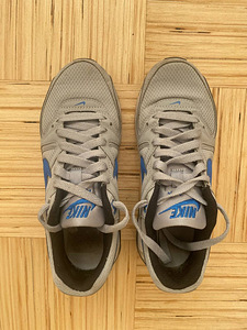 Серо-синие сетчатые кроссовки Nike Airmax (1 фото из 5)