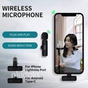 Беспроводной микрофон ( Lighting / Type-C ) новый в упаковке