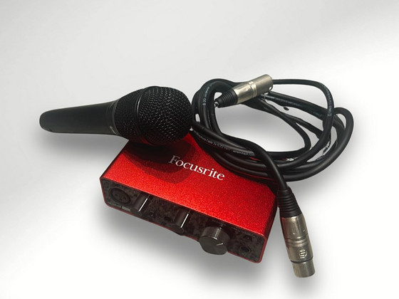 Аренда: комплект для записи — AT2010 + Focusrite Scarlett So