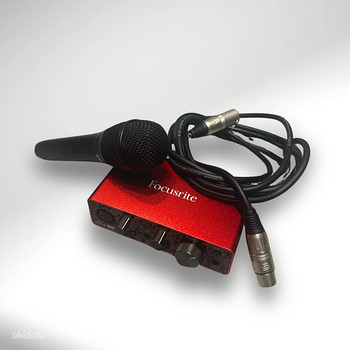 Аренда: комплект для записи — AT2010 + Focusrite Scarlett So