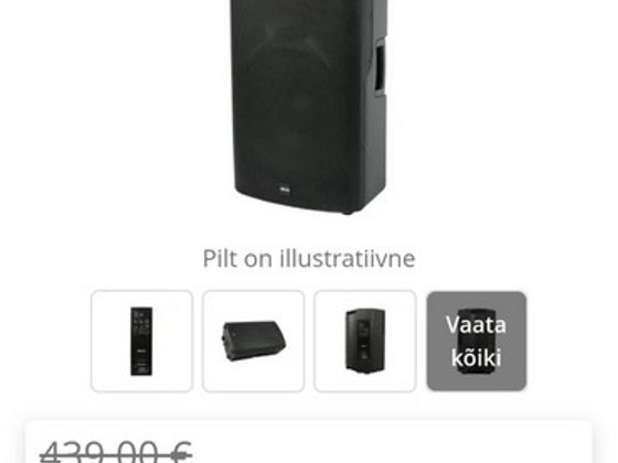 Aktiivkõlar BLG 15" 600Wrms D-klass BT