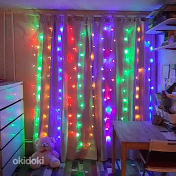 3x2m LED Vanik/Kardin/Telk/Välisvalgustus (220v)
