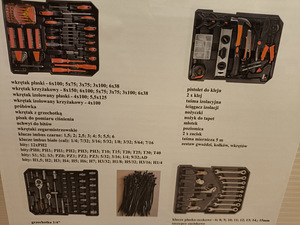 Suur tööriistakomplekt kohvris ratastel, neli kambrit. Uus (6 foto / 6)