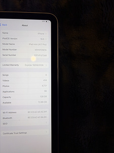 iPad mini (2024) 128 ГБ фиолетовый (3 фото из 8)
