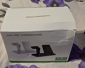 3in1 Fast Wireless Charger Station Dock For Samsung,Apple (9 фото из 10)