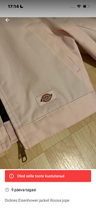 Dickies Eisenhower jakk väike naiste roosa jakk (2 foto / 6)