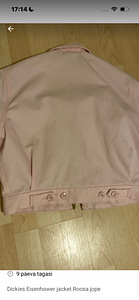 Dickies Eisenhower jakk väike naiste roosa jakk (5 foto / 6)