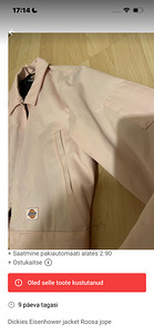 Dickies Eisenhower jakk väike naiste roosa jakk (6 foto / 6)