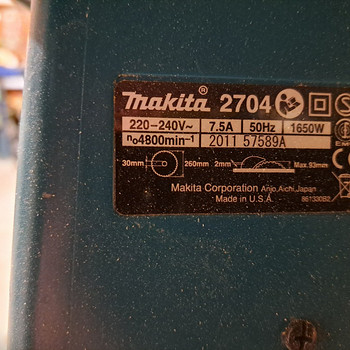 Saepink Makita 2704 koos raamiga