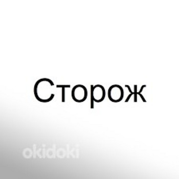 Pensionär otsib tööd valvurina