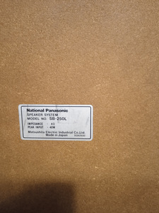 National Panasonic SG-1080L stereokeskus (5 foto / 5)