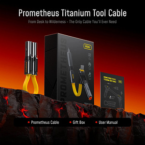 AOHI Prometheus 3-in-1 Titanium EDC Tool Cable (9 фото из 10)