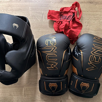 Venum Elite Boxing Set (Gloves + Headgear)