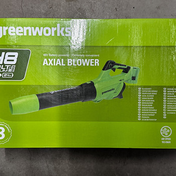 Воздуходувка Greenworks 48V + аккумуляторы + зарядное устройство