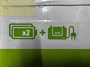 Воздуходувка Greenworks 48V + аккумуляторы + зарядное устрой (3 фото из 3)