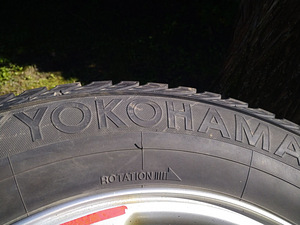 Диски с шинами Yokohama (2 фото из 3)