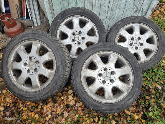 Диски MB и зимние шины 205/55/r16 Hakkapelita