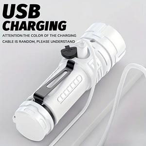 3LED USB перезаряжаемый светодиодный фонарик с USB-портом. (1 фото из 10)
