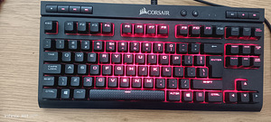 Juhtmega klaviatuur Corsair K63 (3 foto / 6)