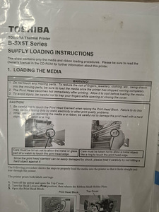 Toshiba TEC B-SX5T Tööstuslik etiketiprinter (3 foto / 3)