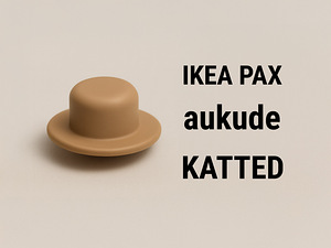 IKEA PAX kappide aukude katted komplekt 800 tk (1 foto / 3)