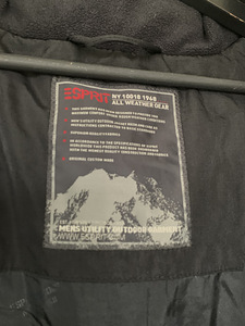 Мужская зимняя куртка Esprit, с пуховым наполнителем, размер (7 фото из 7)