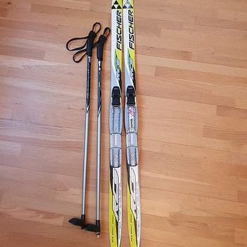 ЛЫЖИ FISCHER RCS SPRINT CROWN 120CM + ПАЛКИ 85 + БОТИНКИ 29