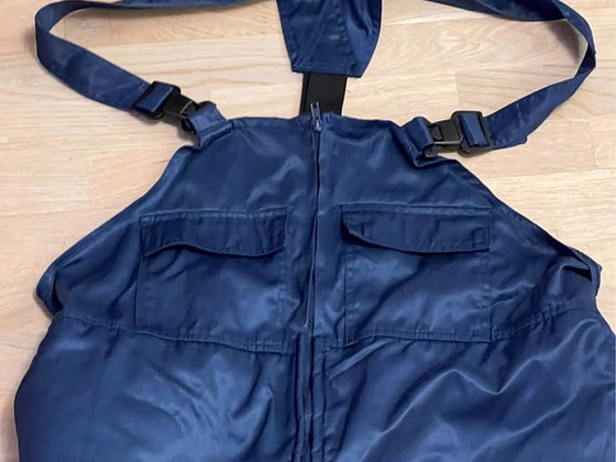 Зимние рабочие брюки с подтяжками XL