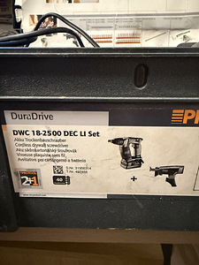 PROTOOL DWC 18-2500 DEC LI Набор 2+1 (2 фото из 4)