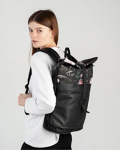 Рюкзак Milinal "Rolltop", с цветочным принтом (5 фото из 9)