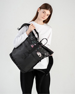 Рюкзак Milinal "Rolltop", с цветочным принтом (6 фото из 9)