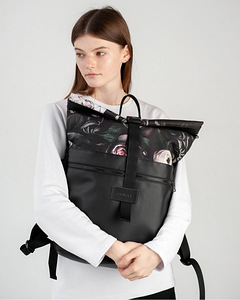 Рюкзак Milinal "Rolltop", с цветочным принтом (7 фото из 9)