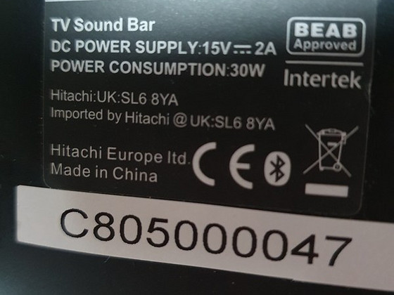 Hitachi AXS014BT heliriba, Hitachi AXS014BT heliriba