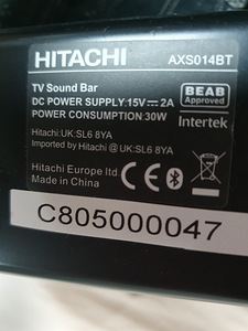 Hitachi AXS014BT heliriba, Hitachi AXS014BT heliriba (1 foto / 4)